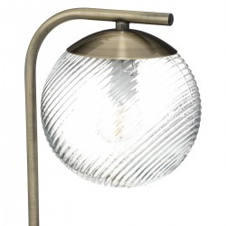 Lampe "Night" dorée H45 cm