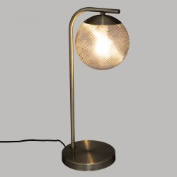 Lampe "Night" dorée H45 cm