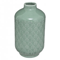 Vase "Palm" en céramique D12 cm vert céladon - My Kozy shop