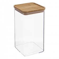 Boîte rectangulaire et couvercle en bambou 4,3 L - Divers tailles