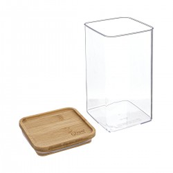 Boîte rectangulaire et couvercle en bambou 4,3 L - Divers tailles