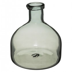 Vase "House" en verre gris H20 cm - My Kozy shop