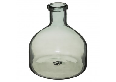 Vase "House" en verre gris H20 cm - My Kozy shop