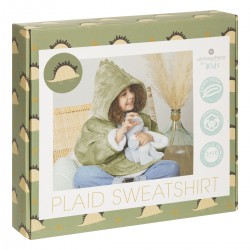 Plaid sweat à capuche Dino - Divers modèles