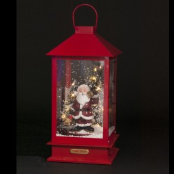 Lanterne musicale "Père Noël" H38 cm