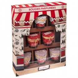 Coffret de bougies parfumées "Pot de confiture" x8 - My Kozy Shop