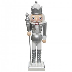 Statuette "Casse Noisette" argent H25 cm