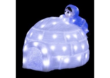 "Igloo et esquimau" lumineux extérieur 70 led - My Kozy Shop