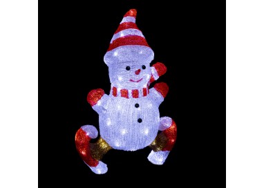 bonhomme de neige lumineux