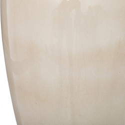 Vase en céramique beige d'une belle hauteur de 30cm pour accueillir vos fleurs naturelles ou séchées. My Kozy Shop