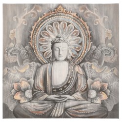 Toile imprimée Bouddha carré esprit zen My Kozy Shop image