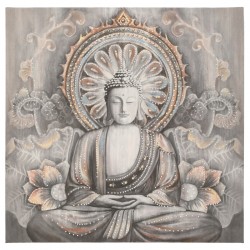 Toile imprimée Bouddha carré esprit zen My Kozy Shop image