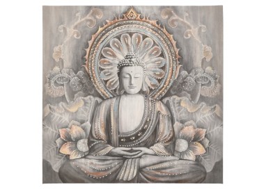 Toile imprimée Bouddha carré esprit zen My Kozy Shop image