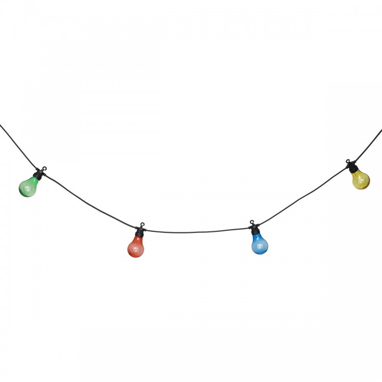 Guirlande lumineuse led multicolore extérieur solaire My Kozy Shop image