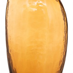 Soliflore irrégulier en verre teinté ambré My Kozy Shop image