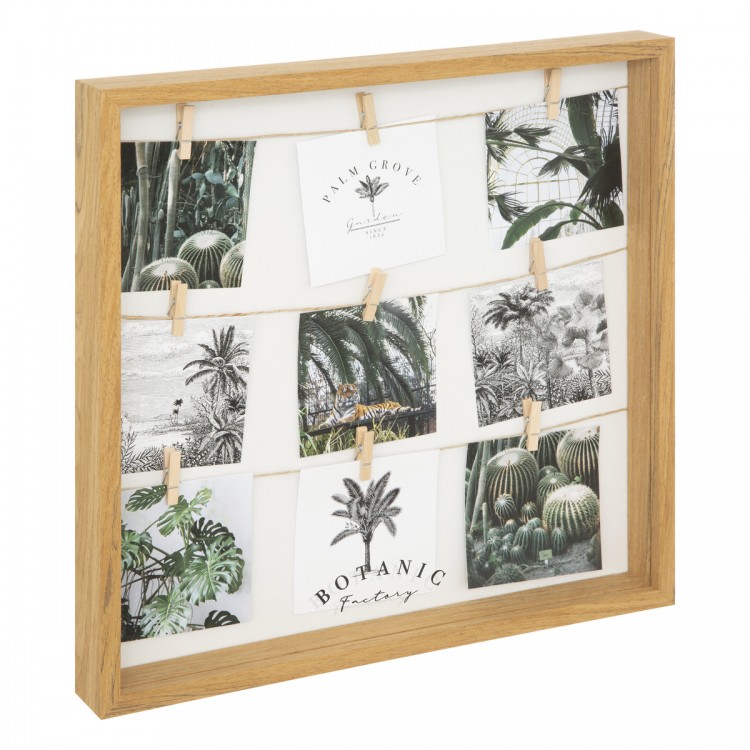 Porte photo en bois et cordelette en accroches pour photos Botanic Factory My Kozy Shop