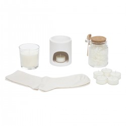 Coffret cocooning avec plusieurs bougies et chaussette My Kozy Shop