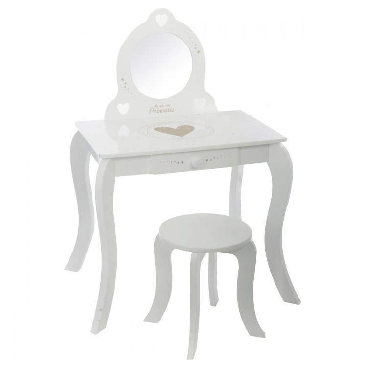 Coiffeuse et tabouret Princesse