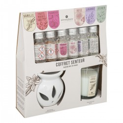 Coffret senteur Vanille assortiment d'huiles parfumées