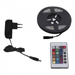 Ruban LED secteur avec télécommande RGB L1000