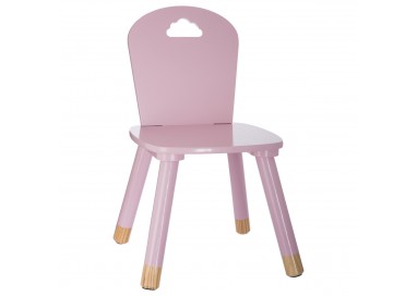 Chaise enfant Douceur disponible en 3 coloris, en bois