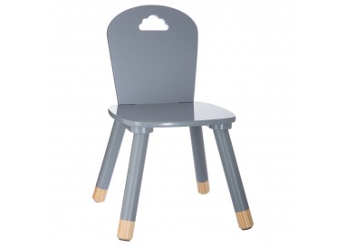 Chaise enfant Douceur disponible en 3 coloris, en bois