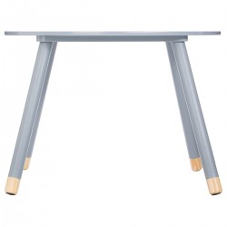 Table ronde en bois pour enfant douceur, disponible en 3 coloris, blanc, rose et gris.