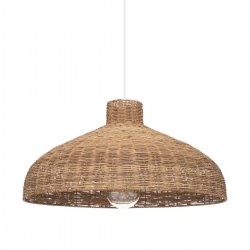 Suspension grand format en rotin tressé, pour une déco naturelle au style ethnique chic. My Kozy Shop