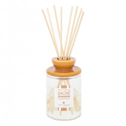 Diffuseur de parfum en verre et de son couvercle en gré qui diffusera une senteur épicée dans votre univers déco. My Kozy Shop