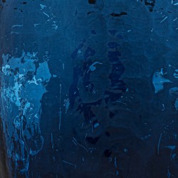 Soliflore irrégulier en verre teinté bleu My Kozy Shop image