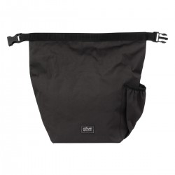 Lunch bag noir avec emplacement pour gourde, pour vos repas nomades. My Kozy Shop