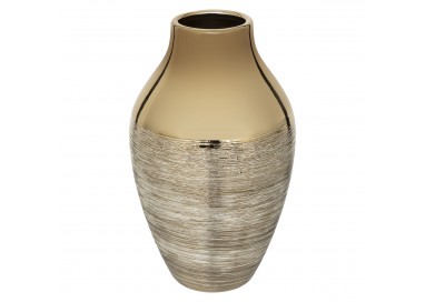 Vase doré au look sophistiqué. My Kozy Shop