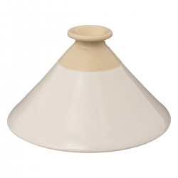 Plat Tajine Asma en céramique de 27 cm de diamètre beige