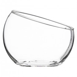 Verrine "Palm" en verre transparent