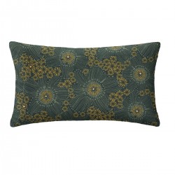 Housse de coussin motif fleuri kaki 30x50 cm. My Kozy Shop