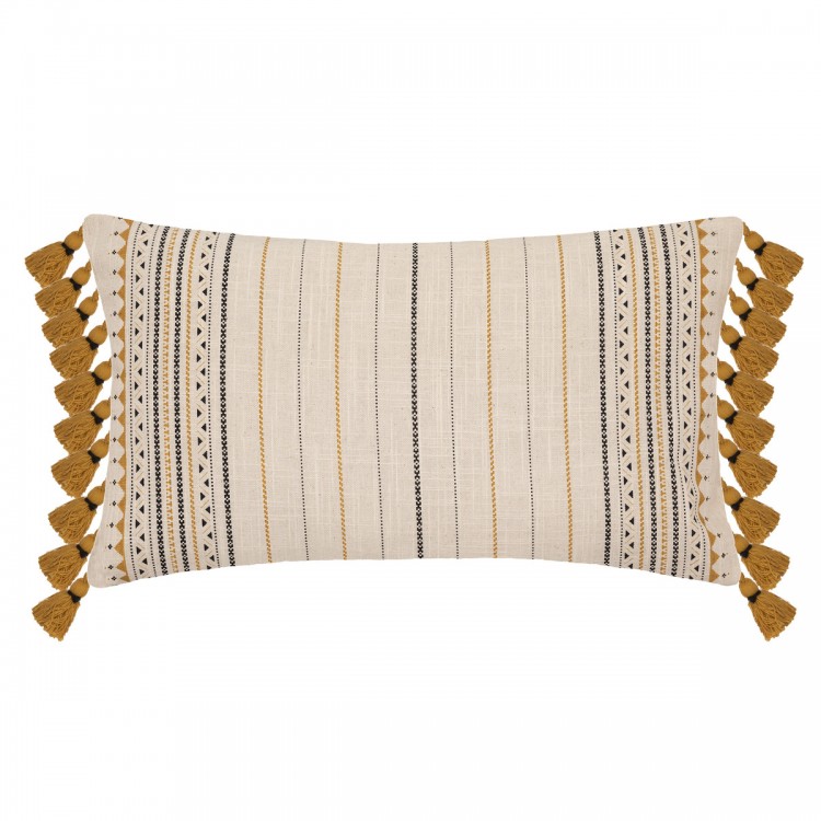 Housse de coussin motif ocre 30x50 cm. My Kozy Shop