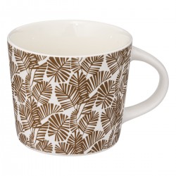 Mug "Rivi" 32cl au motif palmier, disponible en 3 coloris