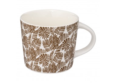 Mug "Rivi" 32cl au motif palmier, disponible en 3 coloris