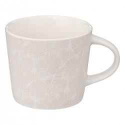 Mug "Rivi" 32cl au motif palmier, disponible en 3 coloris