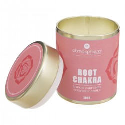 Bougie parfumée "Chakra" rouge 200g - Divers modèles