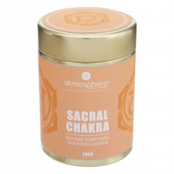 Bougie parfumée "Chakra" orange 200g - Divers modèles