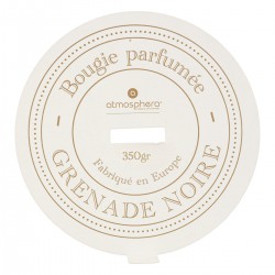 Bougie parfumée "Marco" Grenade noire 350g - Divers parfums
