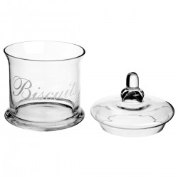 Bocal à biscuits en verre 1L 
