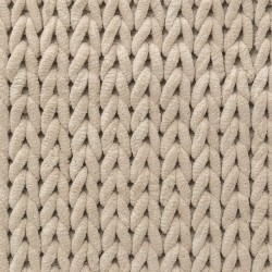 Tapis de bain "Colorama" bleu beige 50x75cm effet grosse maille