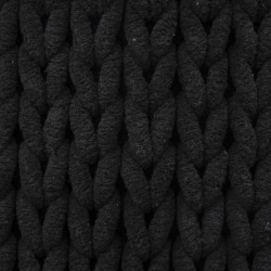 Tapis de bain "Colorama" bleu noir 50x75cm effet grosse maille