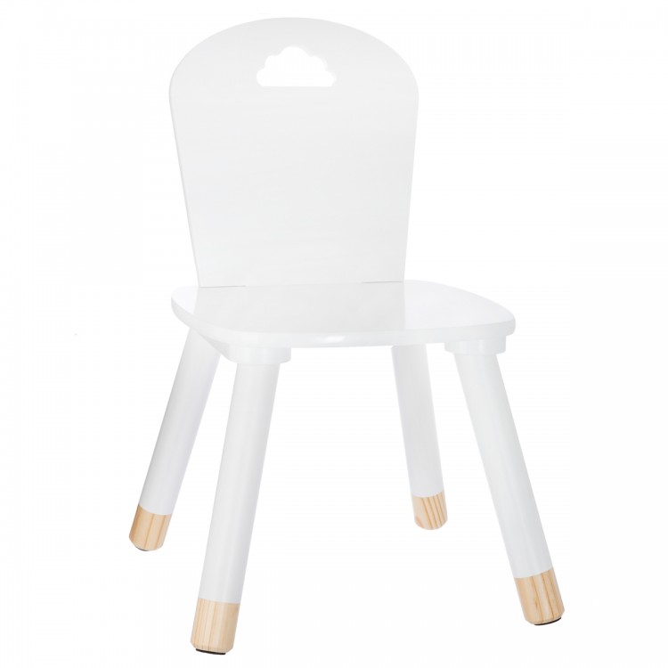 Chaise enfant Douceur disponible en 3 coloris, en bois, blanc Chaise enfant Douceur disponible en 3 coloris, en bois, blanc