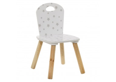 Chaise enfant Douceur disponible en 3 coloris, en bois