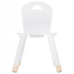 Chaise enfant Douceur disponible en 3 coloris, en bois, blanc