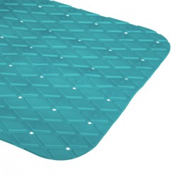 Tapis de bain anti-dérapant "Colorama" Bleu turquoise