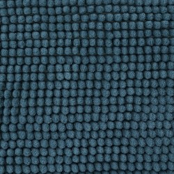 Tapis de bain chenille 50x80cm "Colorama" bleu pétrole